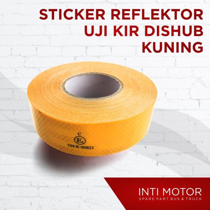 Termurah Sparepart Mobil Bus Truk Aksesoris mobil Scotlight / Scotlet / Sticker pemantul E1 Syarat D