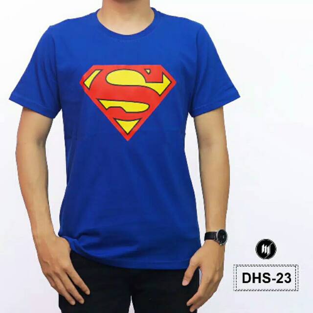 Kaos super Hero dewasa superman