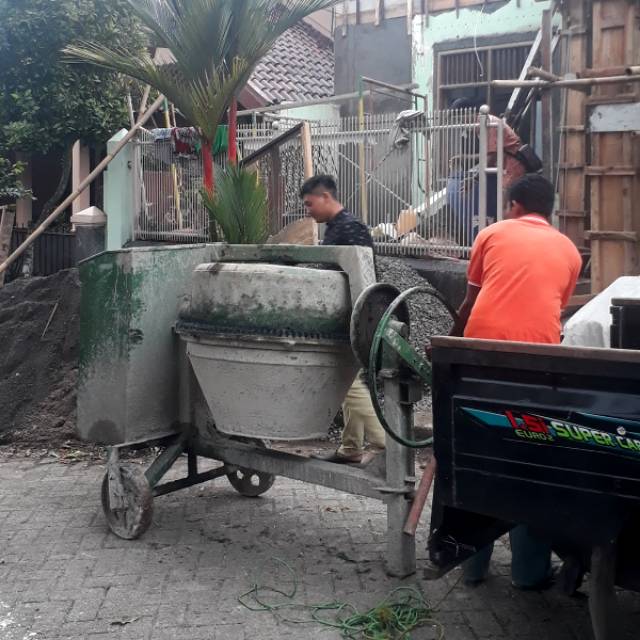 Sewa Rental Molen Beton Cor/ Mesin Pengaduk Semen Klapanunggal Gunung Putri