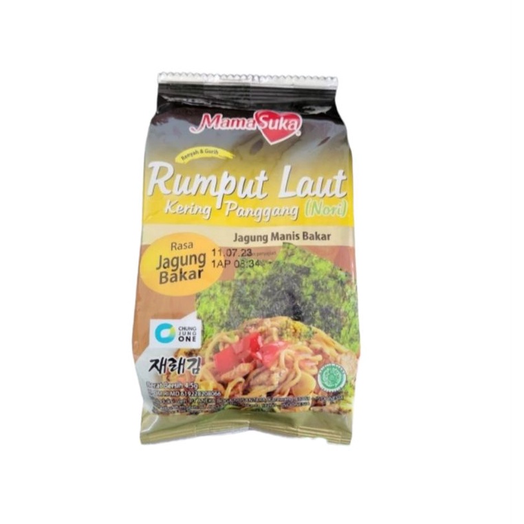 

MamaSuka Rumput Laut (Nori) rasa Jagung Bakar 4,5g