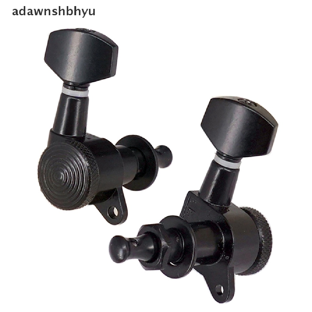 Adawnshbhyu 6Pcs Locked string tuning pegs key tuners Kepala Mesin Untuk Aksesori Gitar