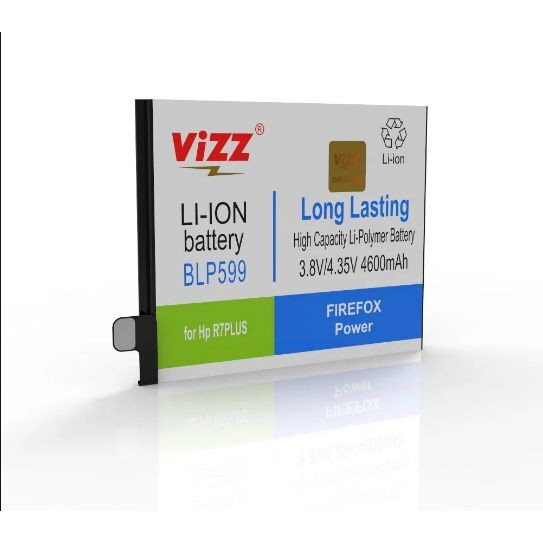 Vizz Double Power Battery Batre Baterai Vizz Oppo R7 Plus BLP599 BLP-599 BLP 599 R7Plus