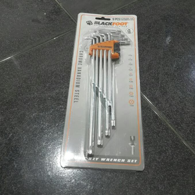 KUNCI L BINTANG SET 9 PCS BLACKFOOT