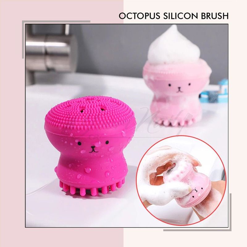 Octopus Brush make up silicon brush jellyfish soft silicon makeup