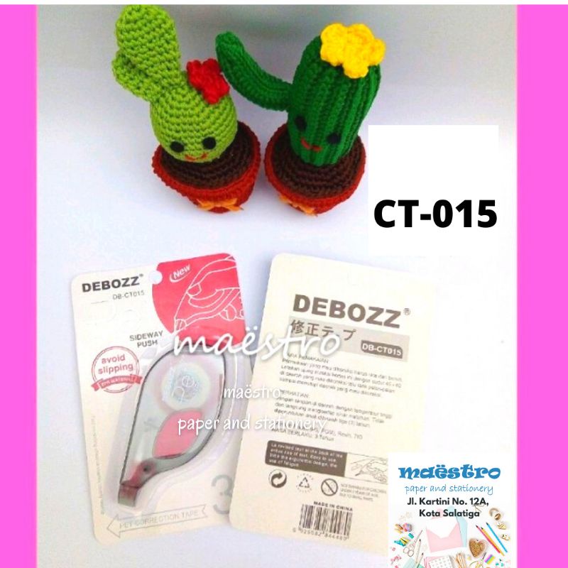 

Tipex Roller Kering Trondol Debozz CT-015 / Pita Koreksi / Correction Tape