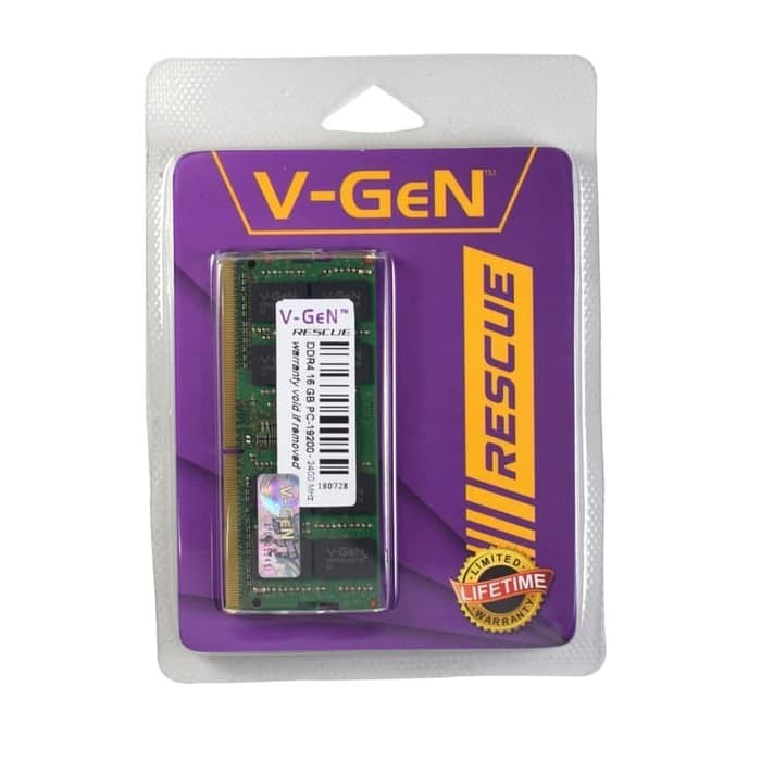 V-GEN SODIMM DDR4 16GB PC17000 19200 21300 VGEN RESCUE V Gen