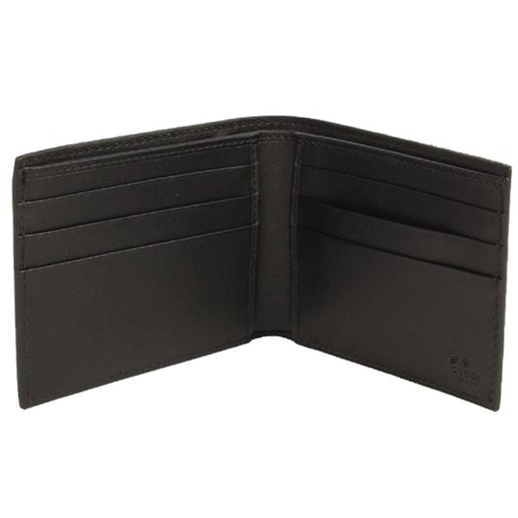 GG Guccissima Bifold Wallet Black 100% Authentic