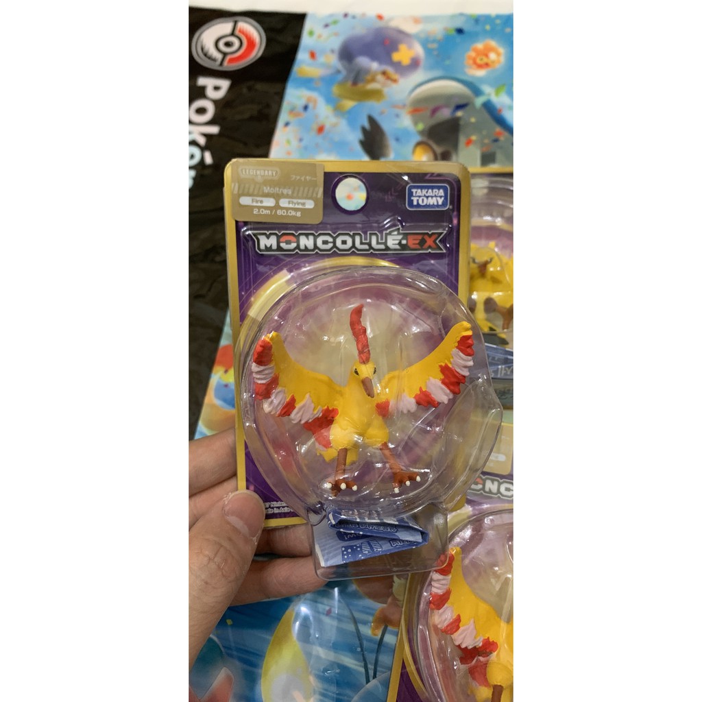 [mainan-hobi] BNIB segel moncolle zapdos moltres articuno Pokemon center original