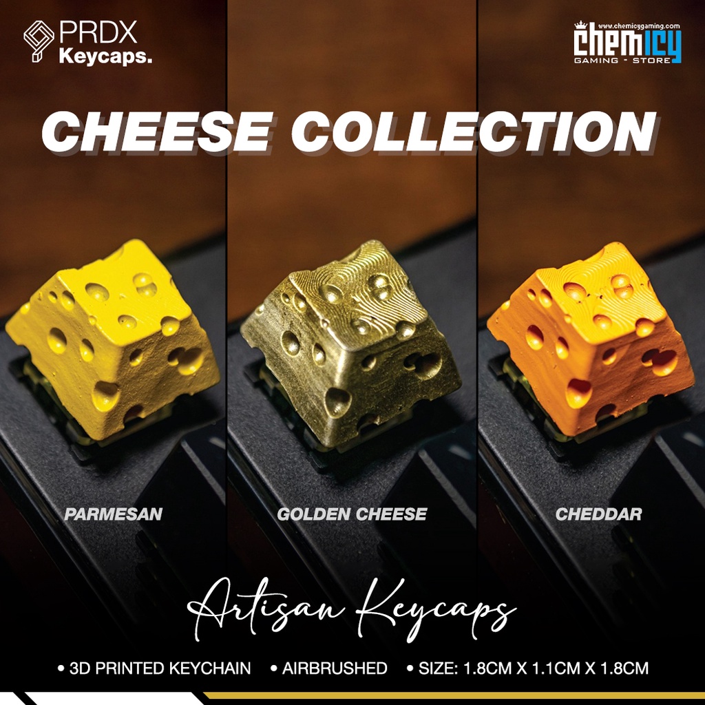 PRDX Artisan Cheese Collection Keycaps