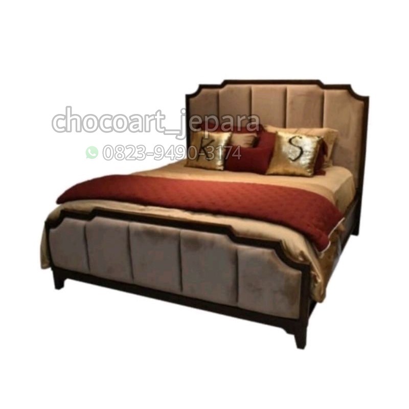 dipan jati / dipan ukir / TEMPAT TIDUR MINIMALIS BUSA JATI ASLI JEPARA / dipan jepara / dipan cantik