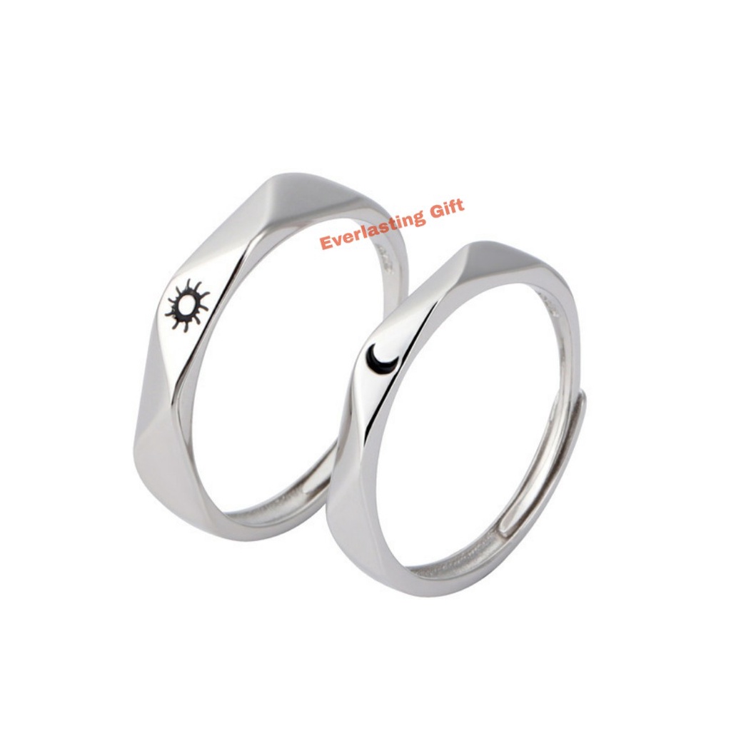 Cincin Nikah Cincin Couple Model Sun and Moon Limited Edition