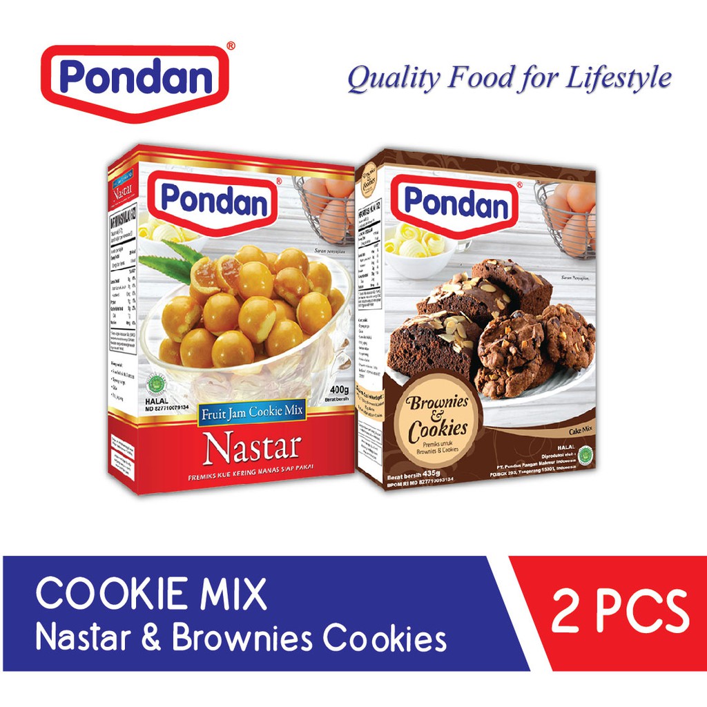 

Pondan Paket Nastar & Brownies Cookies