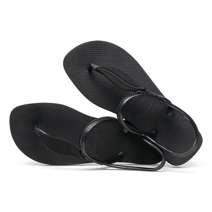 de011ff Havaianas Flash Urban Plus 0090-Black - Sandal Wanita - Hitam, 39-40 T02Y020