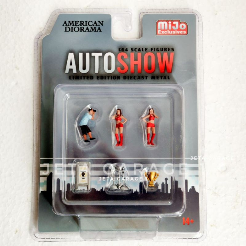 American diorama Skala 1:64 figur Bahan diecast Modeling