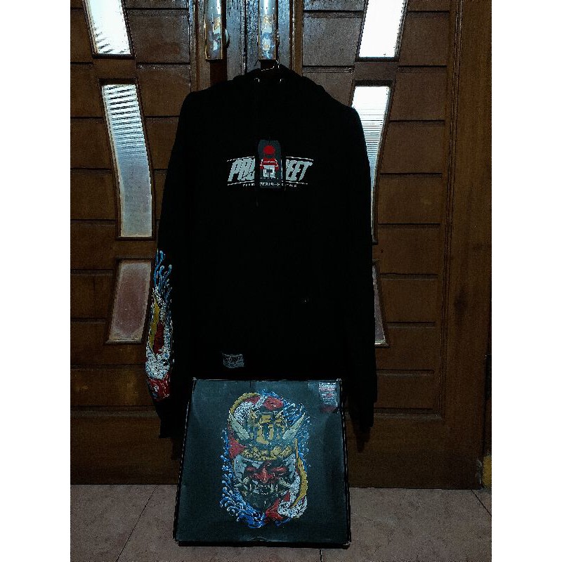 Hoodie PROSTREET KOHAKU V.2|HITAM-XL