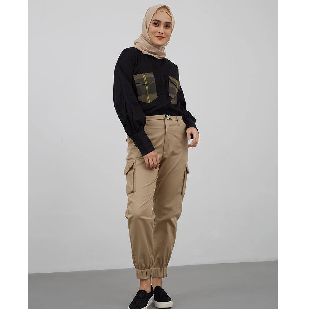  CARGO  PANTS  LEXA STRADI INCLUDE CARGO  BELT JOGGER  PANTS  