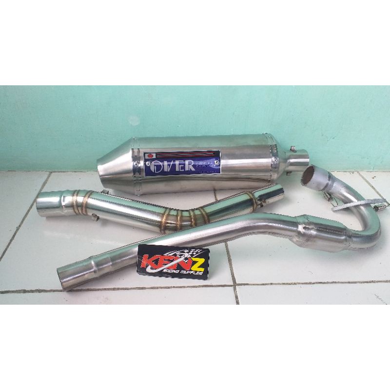 OVER JAPAN.. Knalpot racing untuk CRF.KLX.WR..