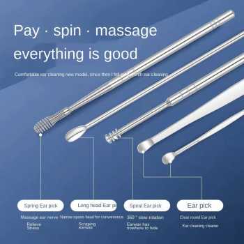 CWE Set Pembersih Telinga Korek Kuping 6 PCS - CW35 Biutte.co Set Pembersih Telinga Korek Kuping Ear Spoon Tool 8PCS BA36 Sumifun Set Pembersih Telinga Korek Kuping Ear Spoon Tool 10 PCS -BA40