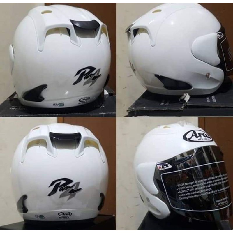 helm Scott replika arai ram5 putih sudah DD ring