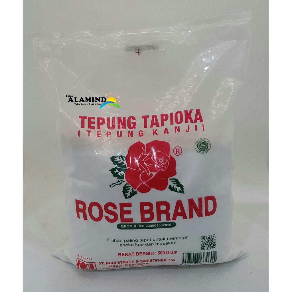 

Tepung Tapioka Rose Brand 500gr