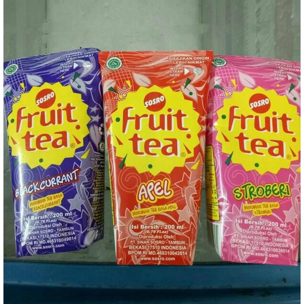 

(BISA COD) Fruit tea genggam SOSRO 200ml SALE Kode 836