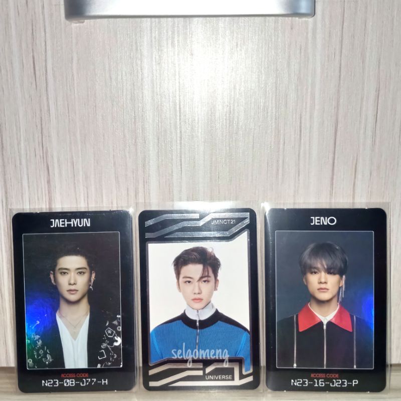 ac jeno jaehyun access card arrival resonance pt 2 uc jaemin universe card jewel case