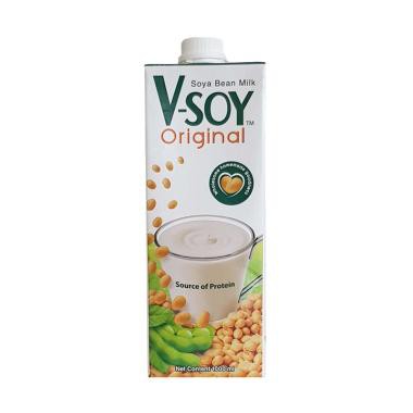 

Susu Kedelai VSOY V-SOY Soya Bean Milk Original 1L / 1 Liter / 1000ml