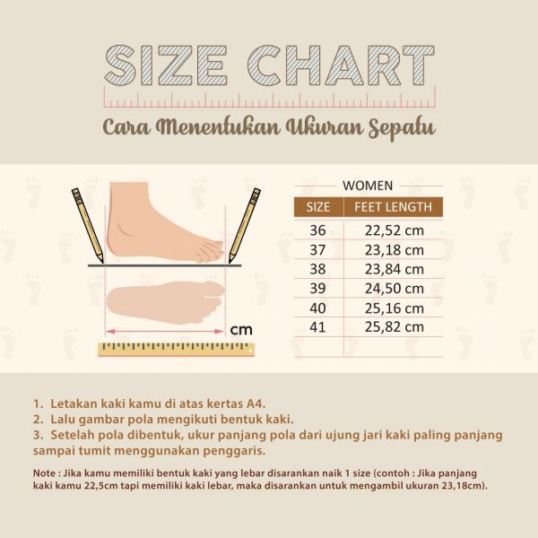 KHK by Khakikakiku Lily Cream Sneakers Slip on Wanita Casual