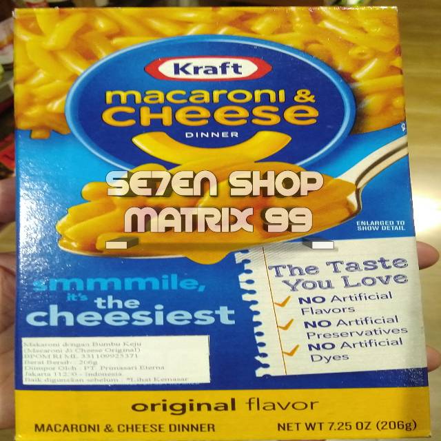 

Kraft maccaroni& cheese original 206gr