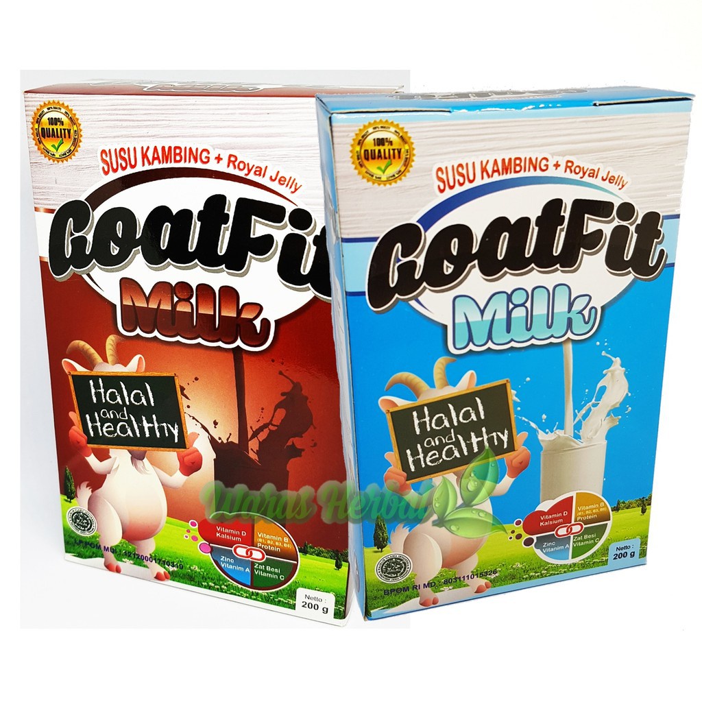 

Goatfit Milk Susu Kambing Etawa Full Cream Vanila 200gr