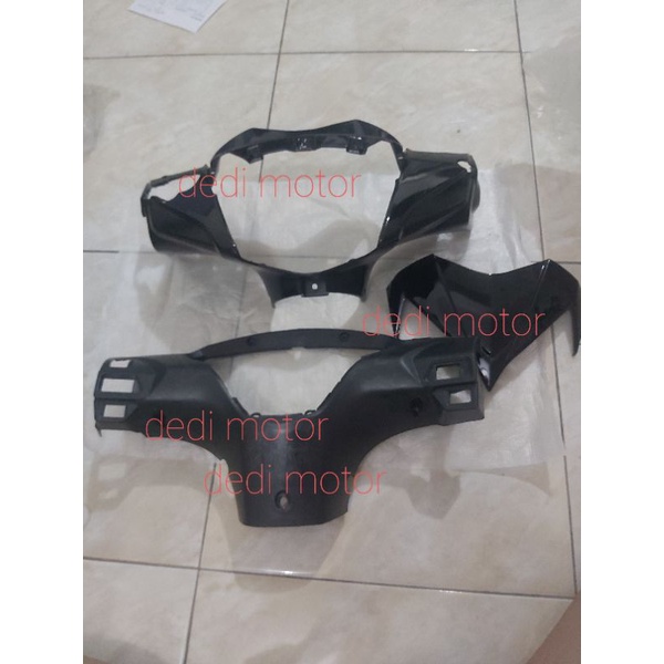 Batok depan belakang supra x 125 betmen / satu set supra x125 betmen hitam