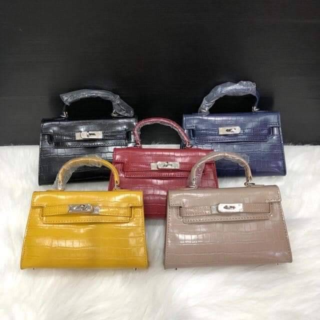 Murahnich Tas Selempang mini kelly croco baby/ kelly baby impor