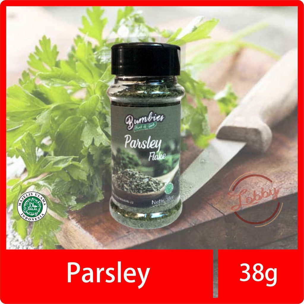 

Daun Parsley 38gr Bumbies Product Asli 100%/ Daun Parsley Premium/ Daun Parsley Murah