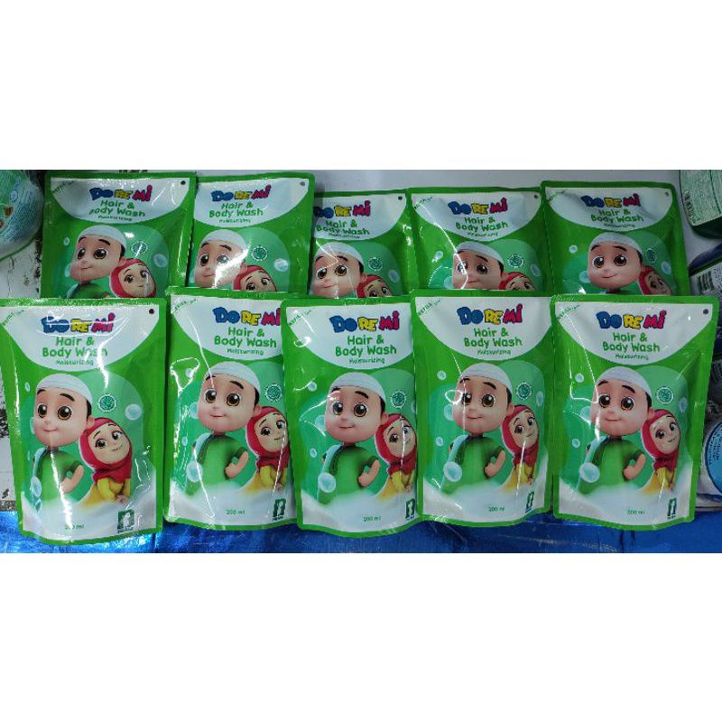Doremi Hair&bodywash refill 200ml-1