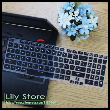 Diskon Asus Tuf Gaming F15 Fx506 Fx706 Keyboard Protector Cover Silicone - Hitam