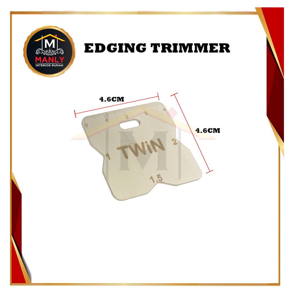 Edging trimmer Twin alat merapikan sudut HPL / Manual Edge Trimmer