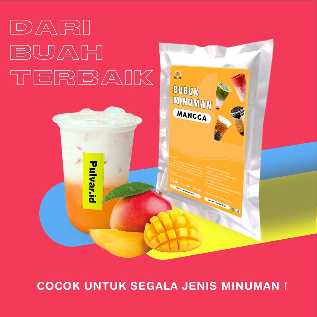 BUBUK MINUMAN RASA BUAH 1KG / BUBUK MINUMAN BOBA 1KG / SERBUK MINUMAN ANEKA RASA 1KG / BUBUK MINUMAN KEKINIAN 1KG / SERBUK MINUMAN BOBA 1KG / POWDER DRINK