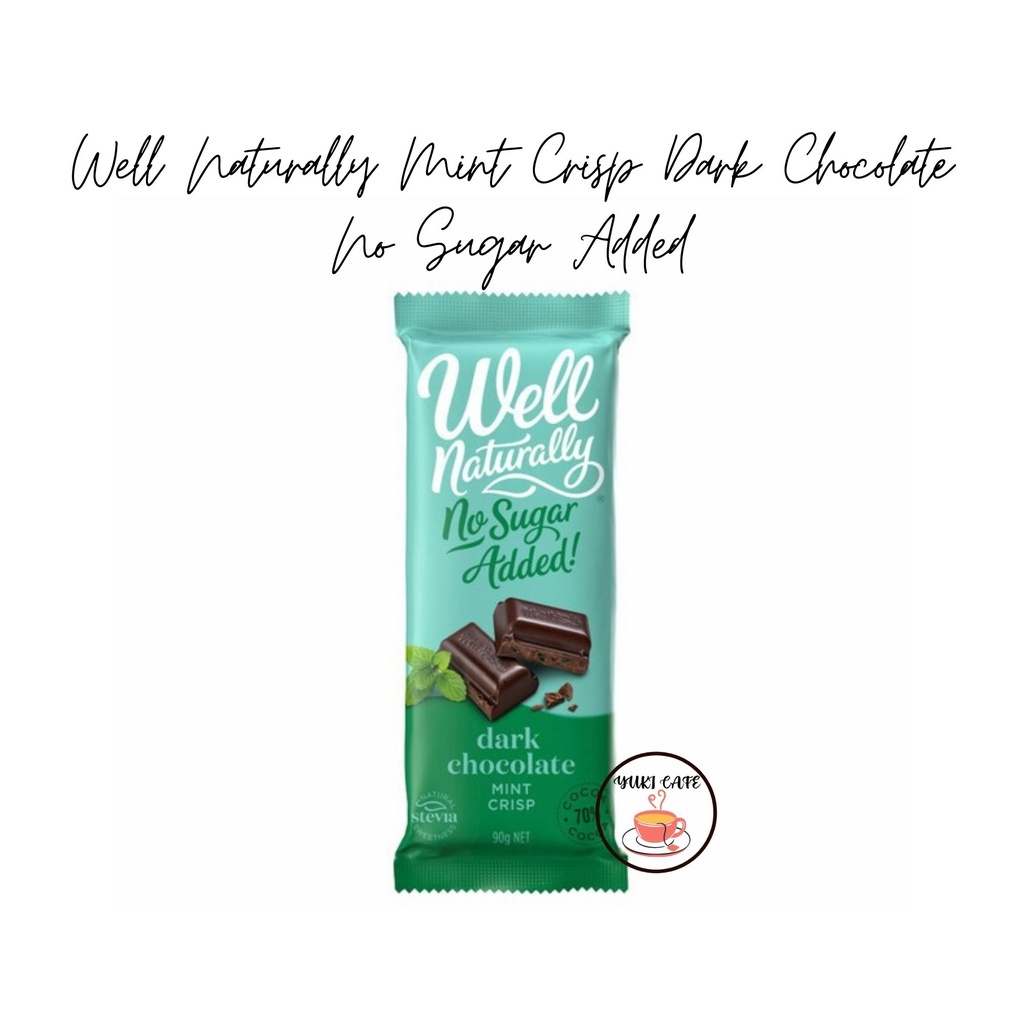 

COKELAT - WELL NATURALLY MINT CRISP DARK CHOCOLATE NO SUGAR ADDED