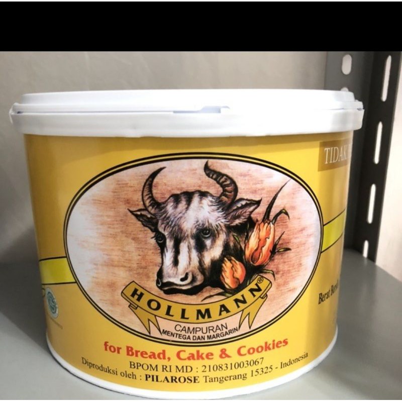 

HOLLMANN Campuran Mentega dan Margarin 2.25KG for Bread, Cake & Cookies