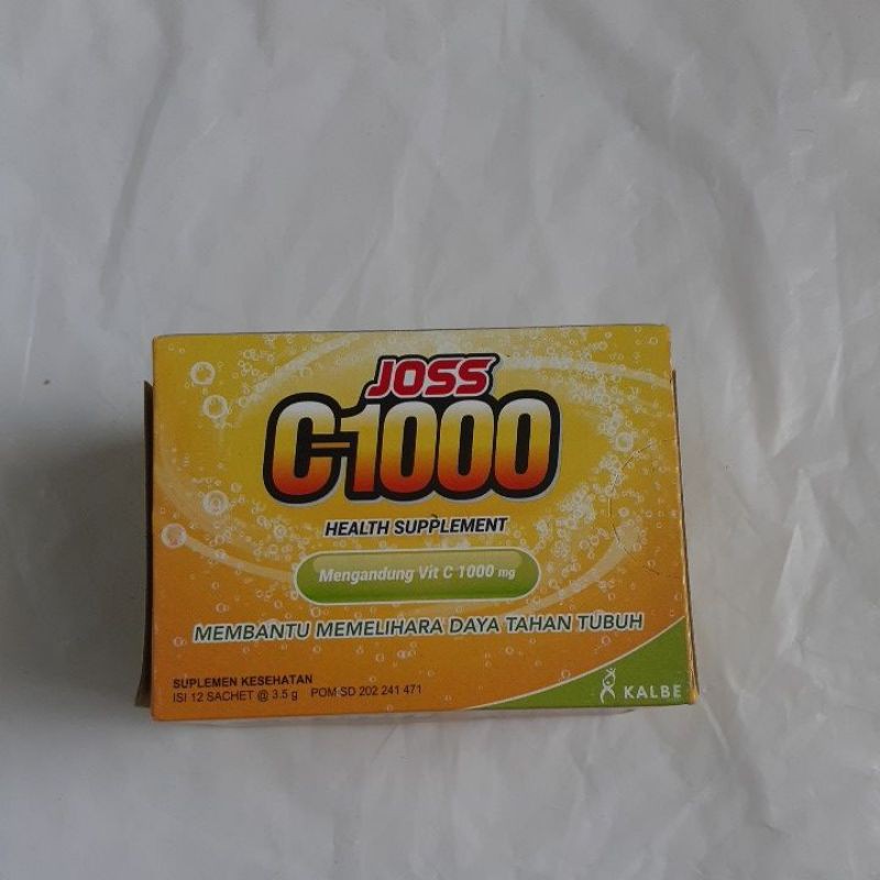 

JOSS C1000 1 BOX ISI 12 SACHET @3,g g