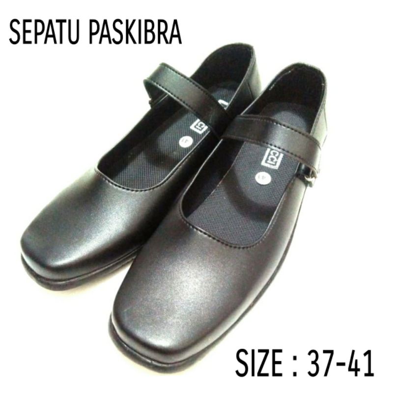 TERBARU DAN TERMURAH SEPATU PANTOFEL PASKIBRA WANITA SIZE 37-41