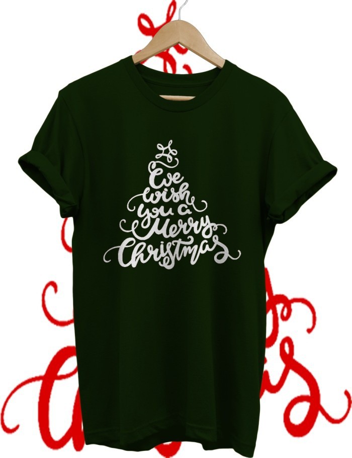 KAOS TSHIRT BAJU NATAL we love MERRY CHRISTMAS COMBED 30S BAJU KELuarga natal