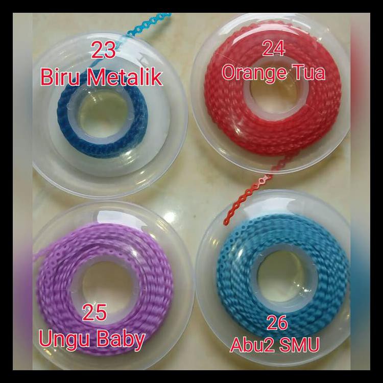 Karet Power Chain - Untuk Behel / Bracket Gigi - 10Cm (Cukup Utk Atas Bawah) Kode 1062