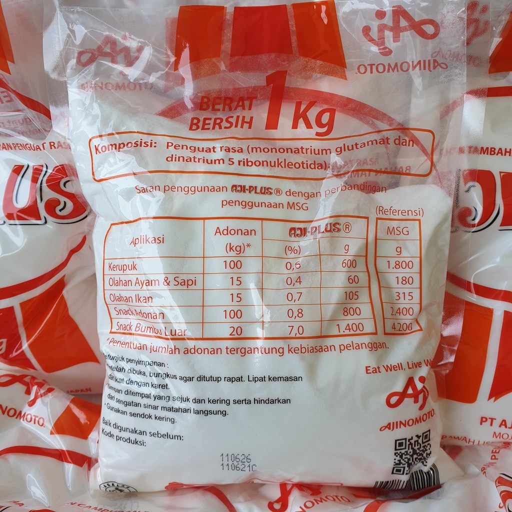 [Dus] Ajiplus Bahan Tambahan Pangan Penguat Rasa 20 packs x 1 kg - APLUS