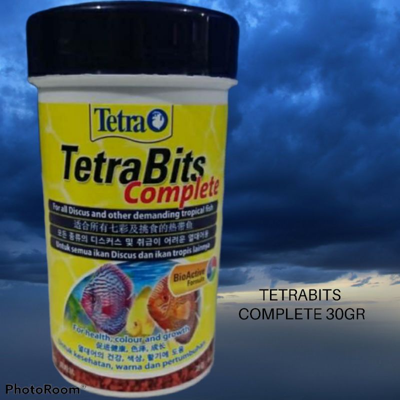 TETRABITS COMPLITE/PAKAN IKAN HIAS DISCUS isi 30gr