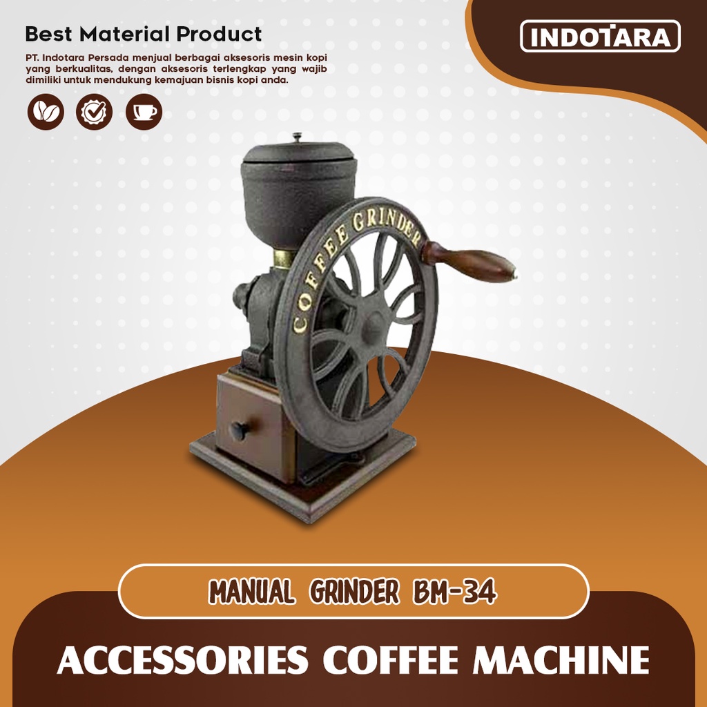 Gilingan Kopi Manual / Manual Coffee Grinder Vintage - BM34