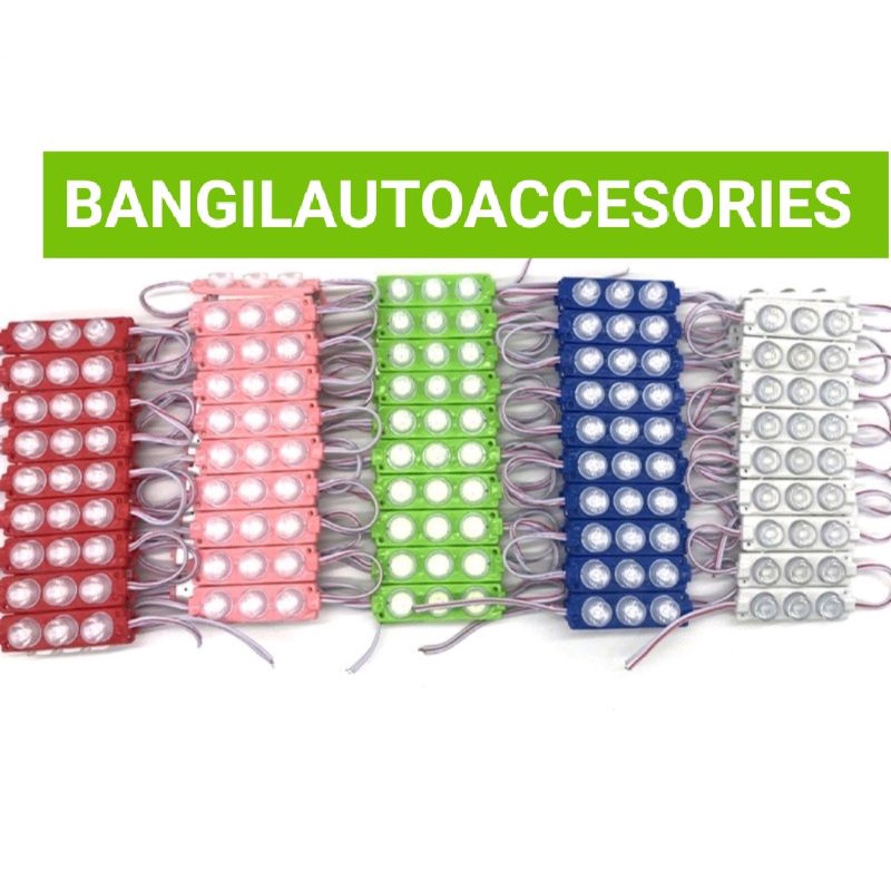 Lampu LED 3 Mata Modul 12V waterproof DC LED 3 Mata LED Variasi motor mobil