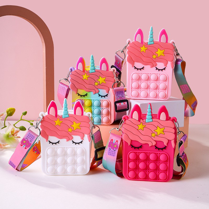 PONY BAG POP IT / TAS POP IT SQUID GAME / TAS SELEMPANG ANAK SLING BAG POP IT [SWEETSPACE]