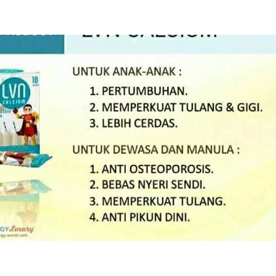 Ç98 Herbal Kecerdasan & Nafsu Makan [ ORIGINAL 100 % BERGARANSI ] LVN Calcium  Isi 1 Box 10 Sachet