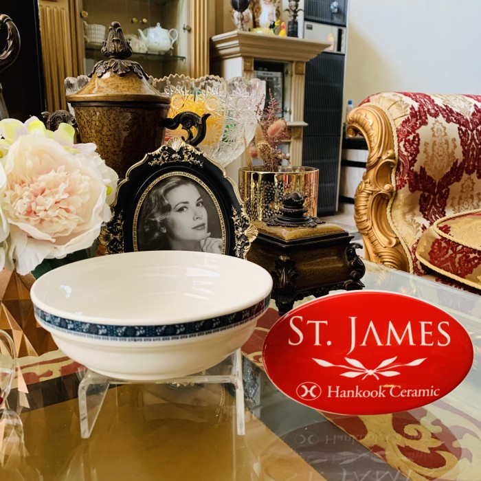 Mangkok sup / saji / Saint James / Okja / L 18 cm / Mewah / Cantik /